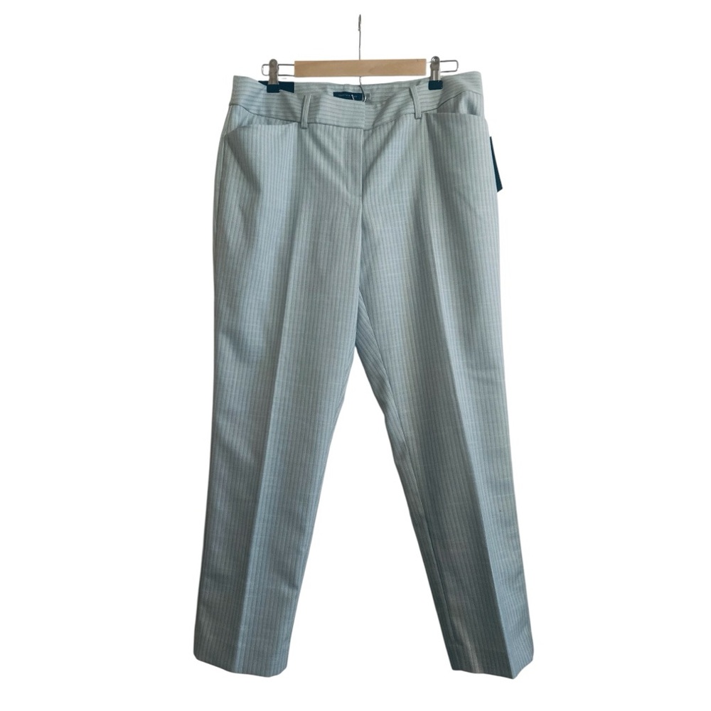 Tommy Hilfiger Light Blue Pinstripe Dress Pants